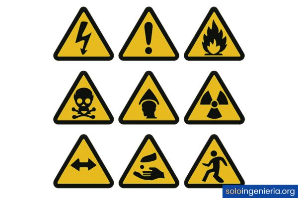 Señales preventivas o de advertencia de peligro