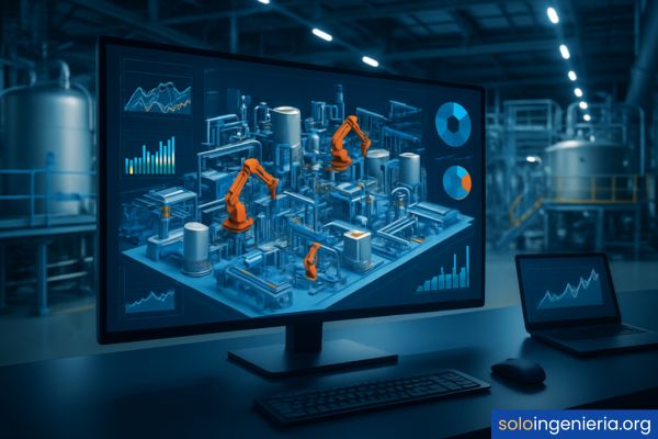 simulación industrial