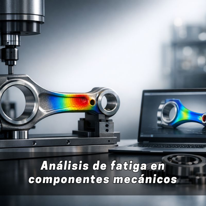 Análisis de fatiga en componentes mecánicos