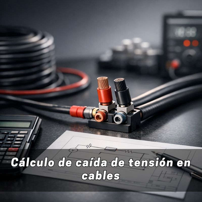 Cálculo de caída de tensión en cables