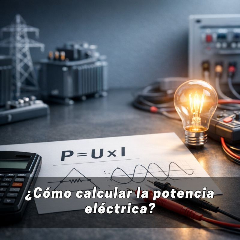 cómo calcular la potencia eléctrica