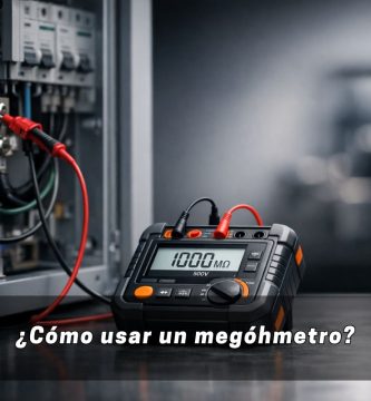 cómo usar un megóhmetro