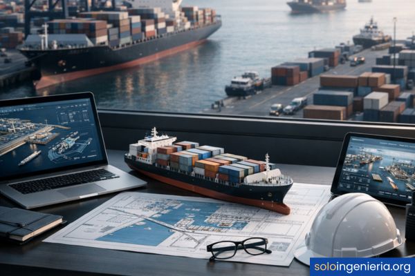 Ingeniería en logística marítima portuaria