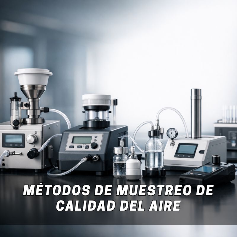 Métodos de muestreo de calidad del aire