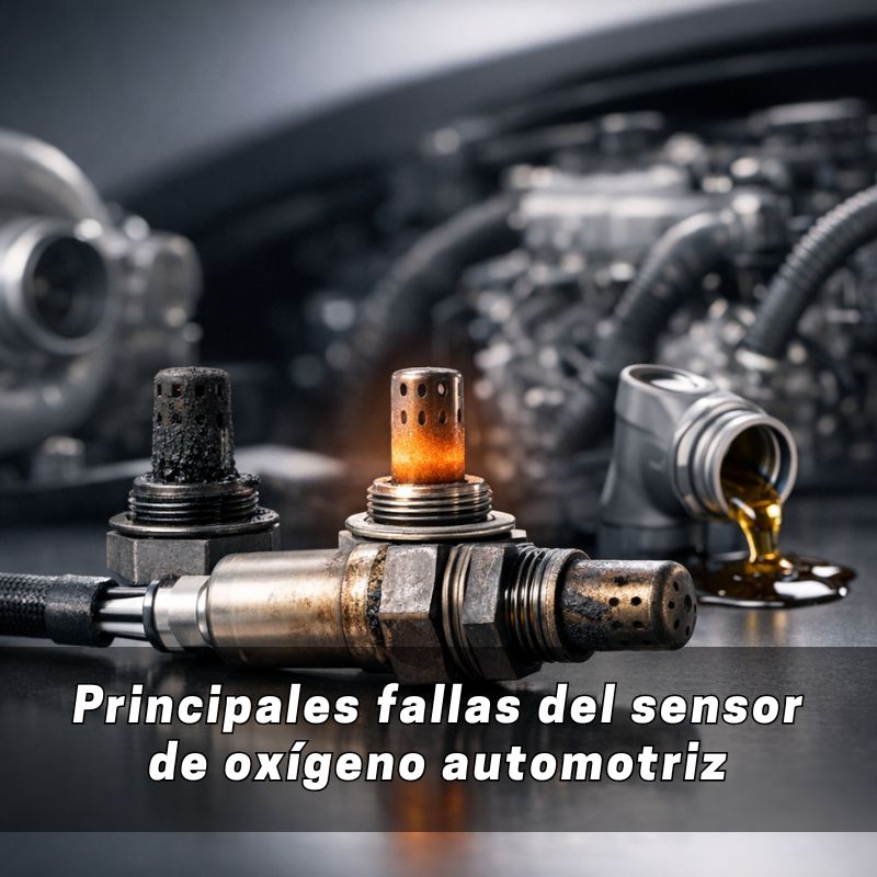 Principales fallas del sensor de oxígeno automotriz