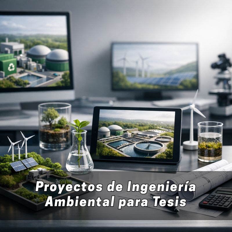 Proyectos de Ingeniería Ambiental para Tesis