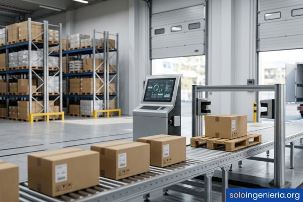 Control de recepción de mercancías en almacén