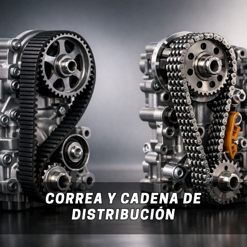 correa y cadena de distribución