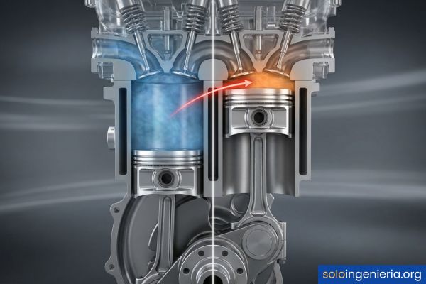 qué es la relación de compresión en un motor