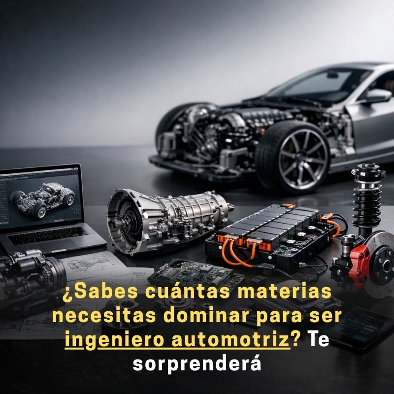 qué materias se estudian en ingeniería automotriz