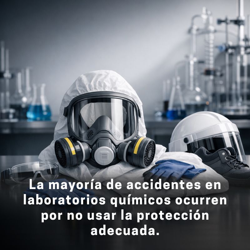 Equipos de protección personal para laboratorios químicos