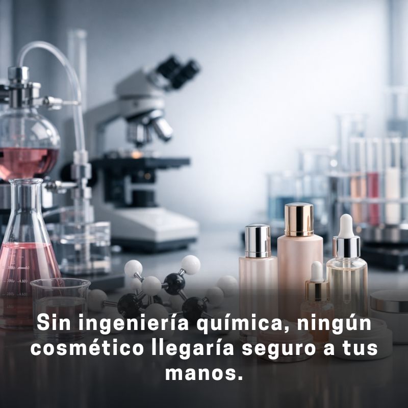 La ingeniería química en la industria cosmética