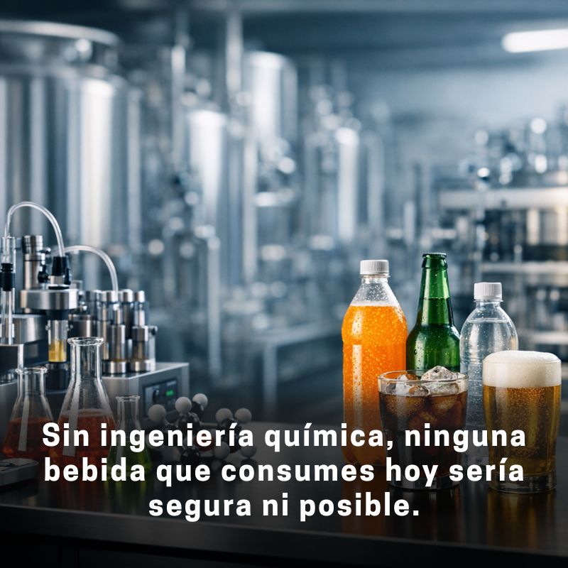 La ingeniería química en la industria de bebidas