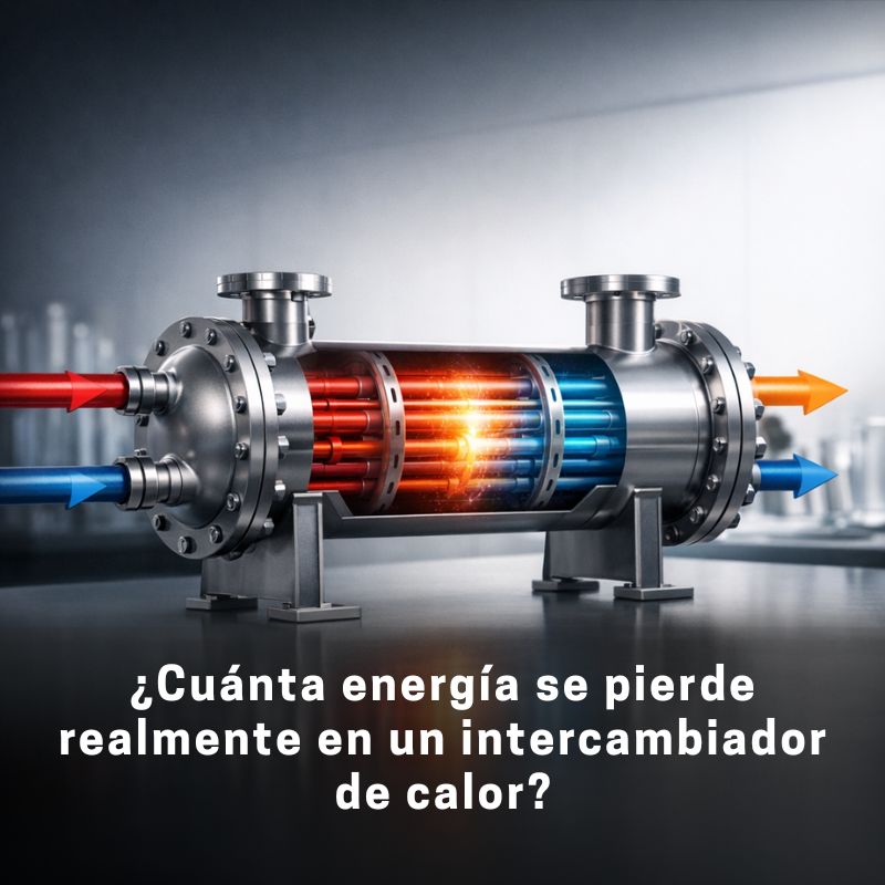 balance de energía en un intercambiador de calor