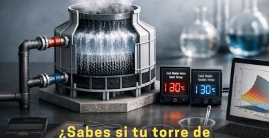 cómo calcular la eficiencia de una torre de enfriamiento
