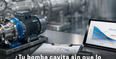 cálculo de NPSH disponible y requerido en bombas