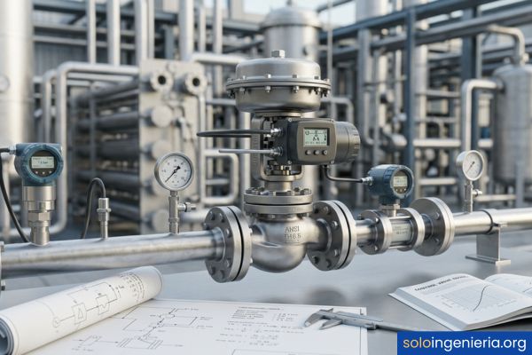 cómo dimensionar una válvula de control para líquidos