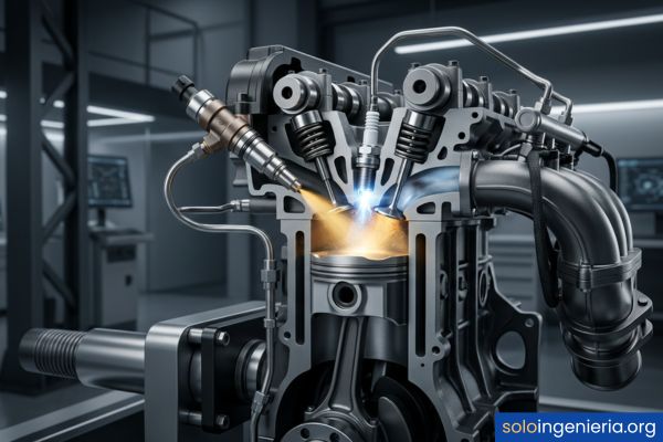 cómo funciona el sistema de inyección directa de gasolina