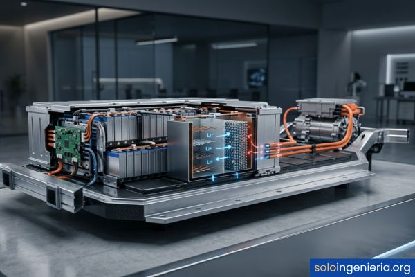cómo funciona la batería de litio en autos eléctricos