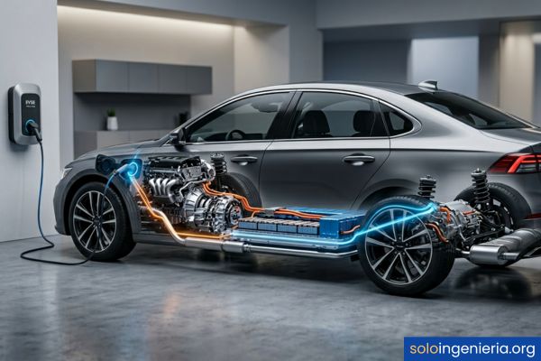 cómo funciona un auto híbrido enchufable