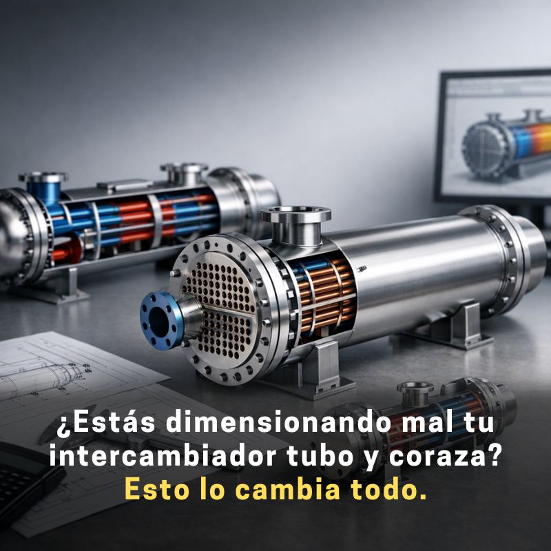 dimensionamiento de intercambiadores de calor de tubo y coraza