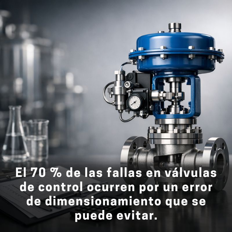 cómo dimensionar una válvula de control para líquidos