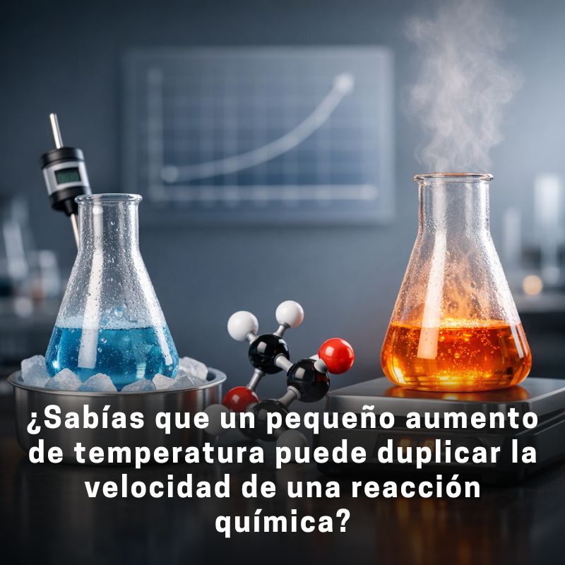 efecto de la temperatura en la constante de velocidad