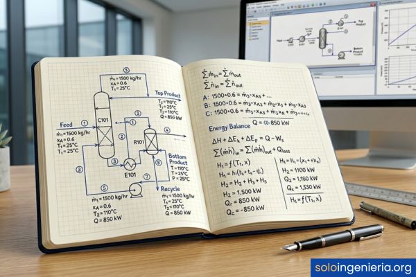 ejercicios resueltos de balance de materia y energía