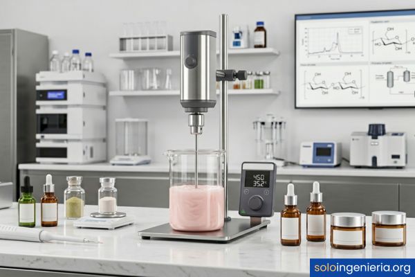 La ingeniería química en la industria cosmética