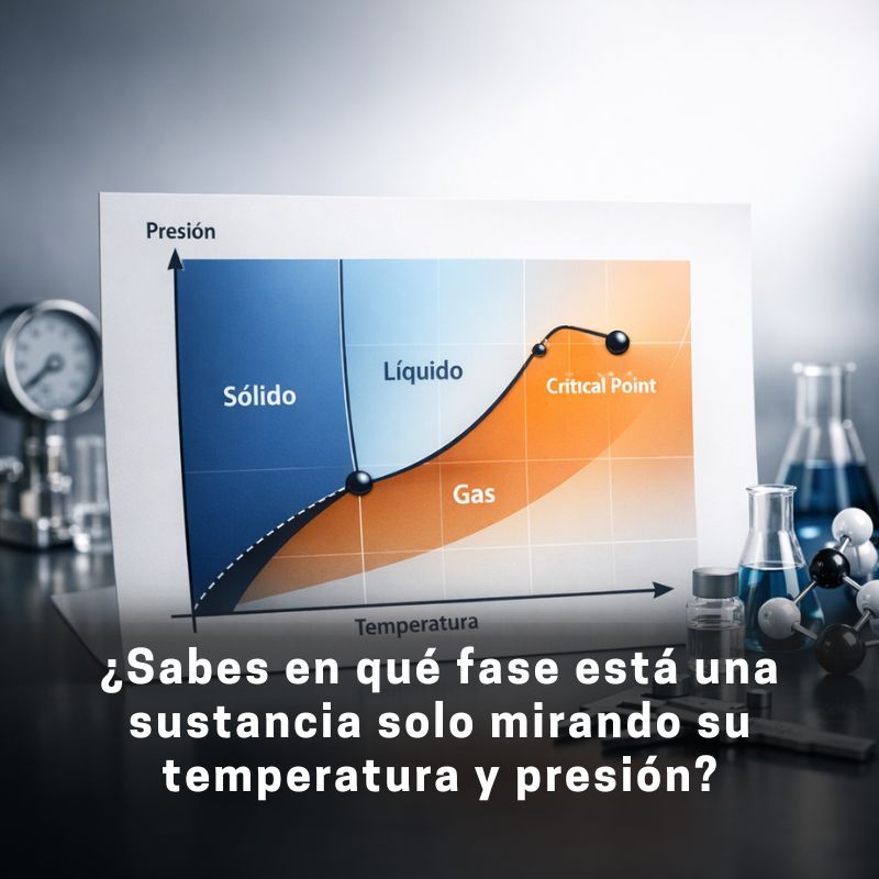 cómo leer un diagrama de fases presión temperatura