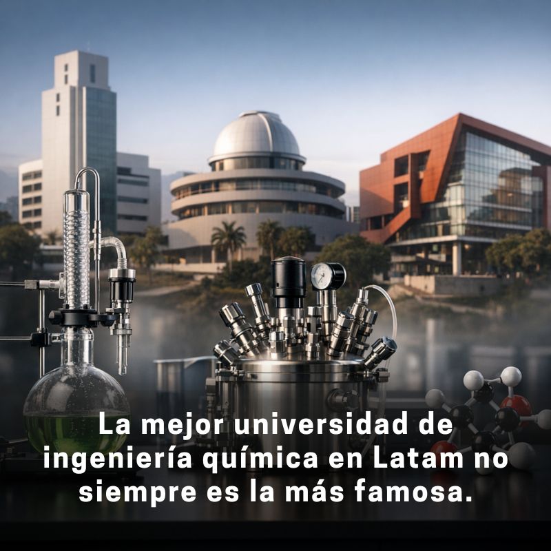mejores universidades de ingeniería química en Latam