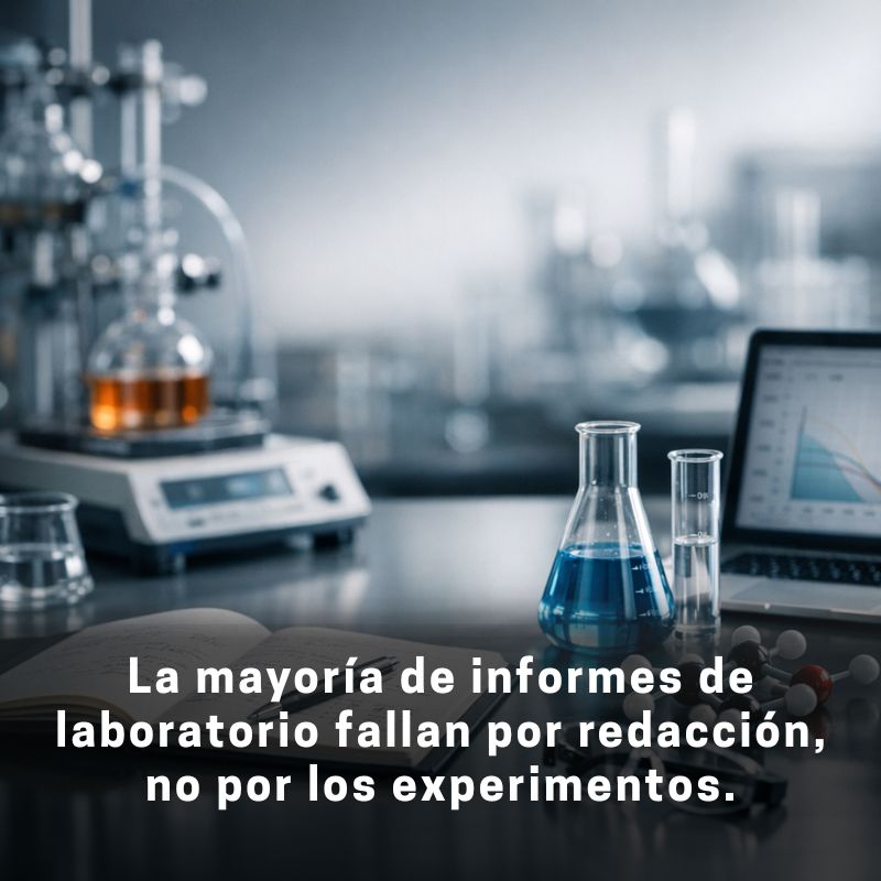 cómo redactar informes de laboratorio de ingeniería química