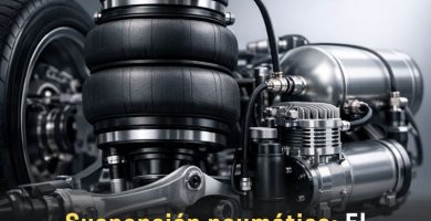 cómo funciona la suspensión neumática en vehículos
