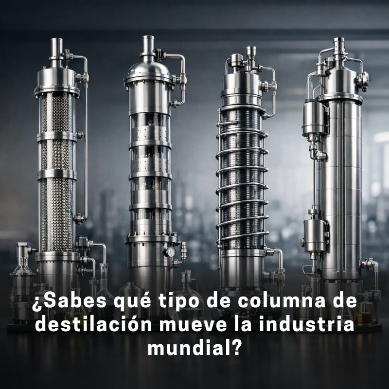 tipos de columnas de destilación y sus usos