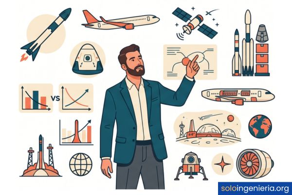 diferencia entre SpaceX, Boeing y Airbus en aeroespacial