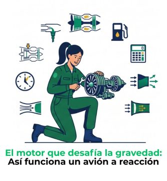 cómo funciona un avión a reacción