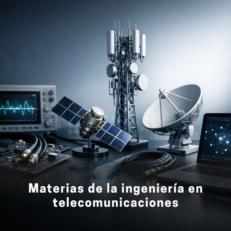 materias de ingeniería en telecomunicaciones