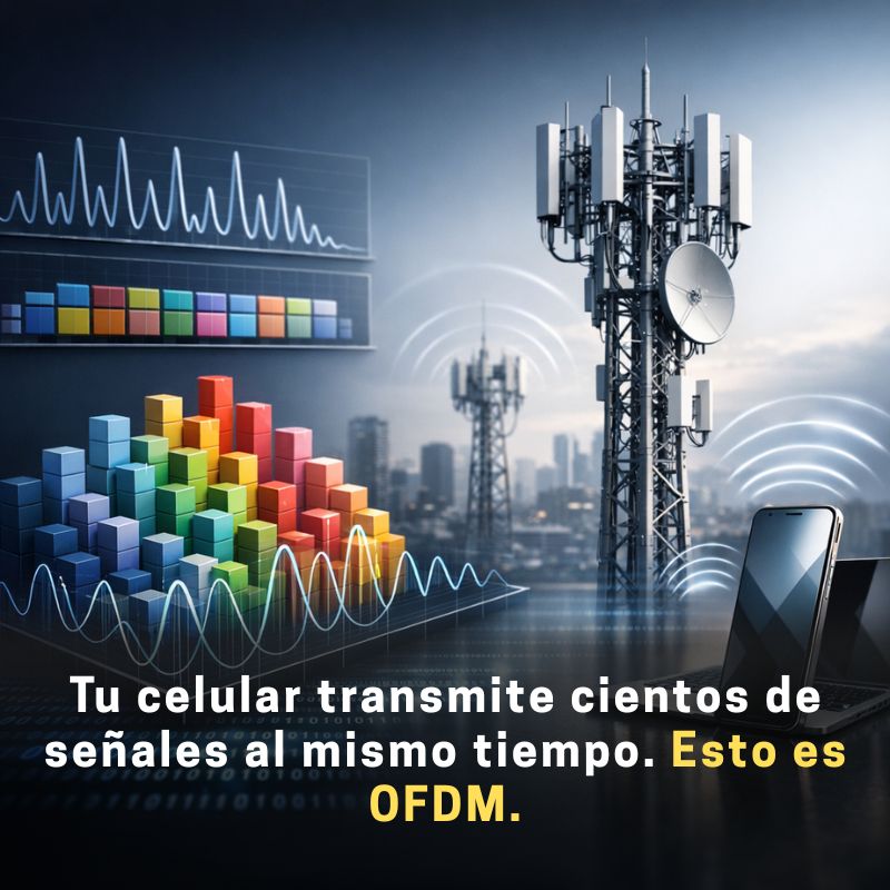 qué es la modulación OFDM y cómo se usa en redes LTE y 5G