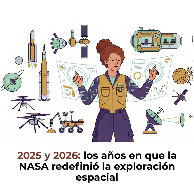 misiones actuales de la NASA en 2025 y 2026