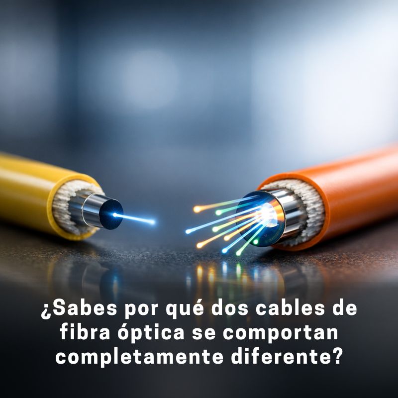 diferencia entre fibra óptica monomodo y multimodo