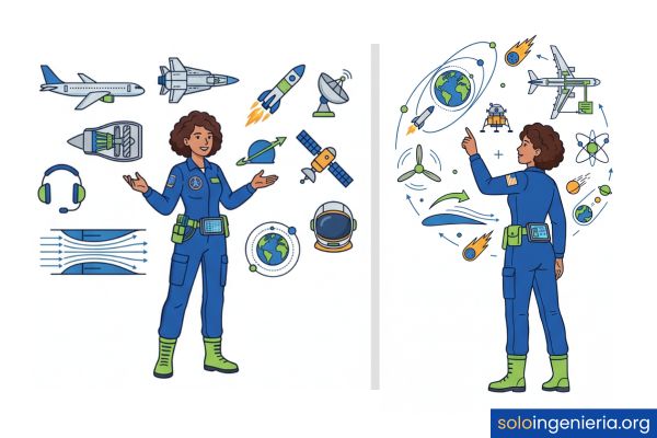 diferencia entre ingeniería aeronáutica y aeroespacial