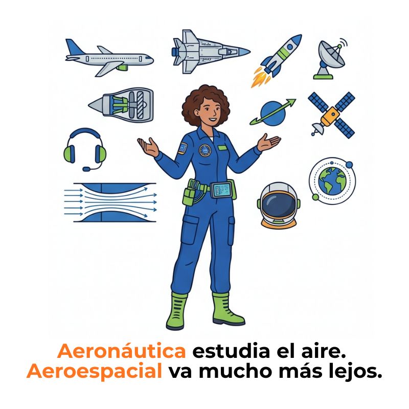 diferencia entre ingeniería aeronáutica y aeroespacial