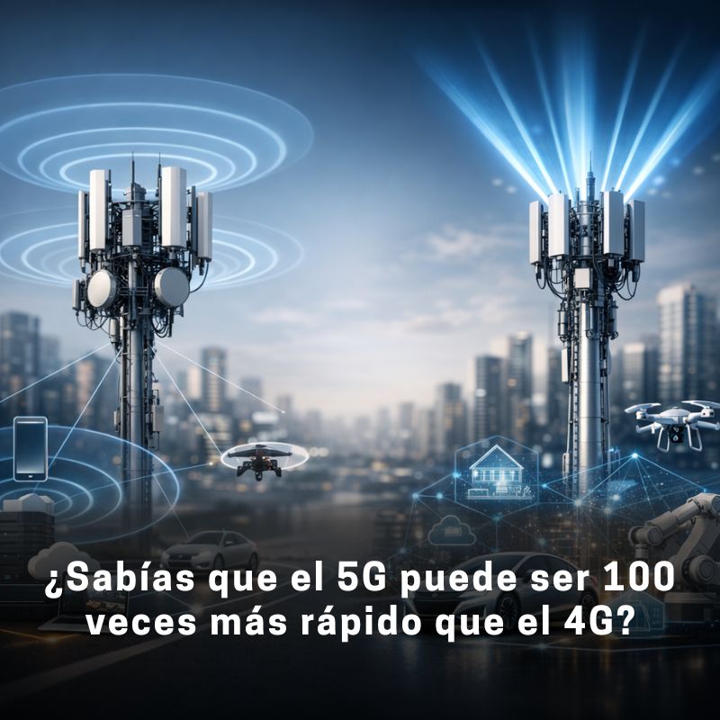 cómo funciona la tecnología 5G y sus diferencias con 4G