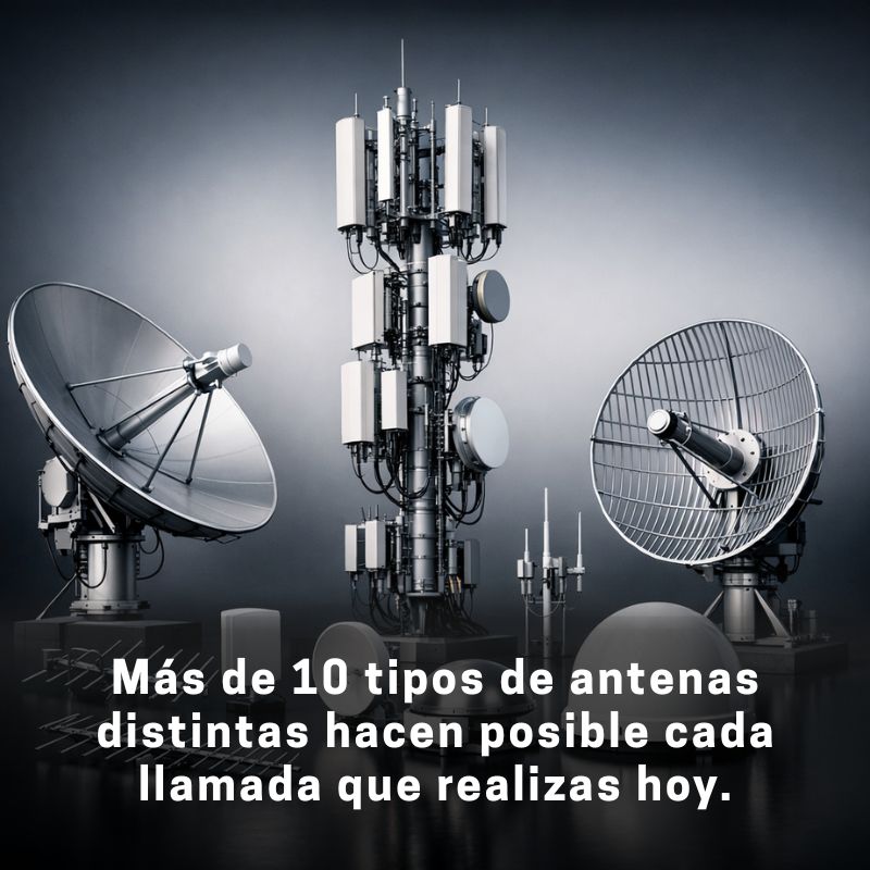 tipos de antenas en telecomunicaciones