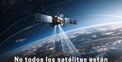 satélites GEO, MEO y LEO