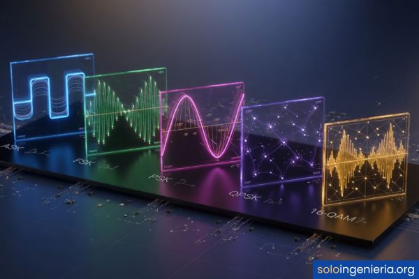 tipos de modulación digital en comunicaciones