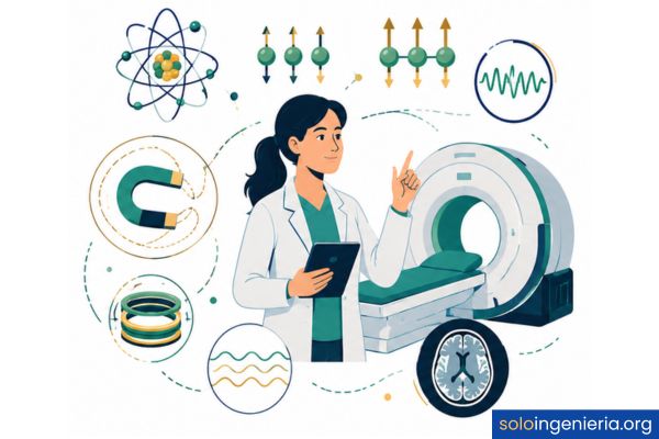 cómo funciona la resonancia magnética