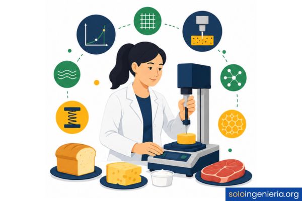 cómo medir la textura de los alimentos