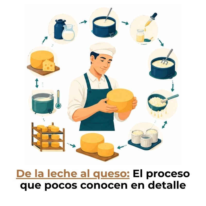 cómo se elabora el queso paso a paso