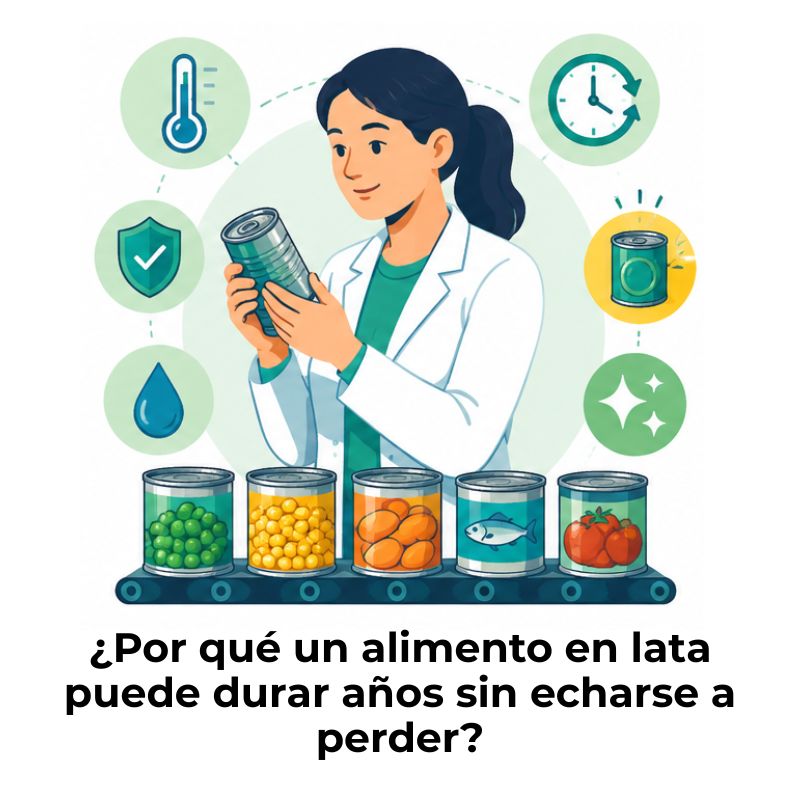cómo se conservan los alimentos enlatados
